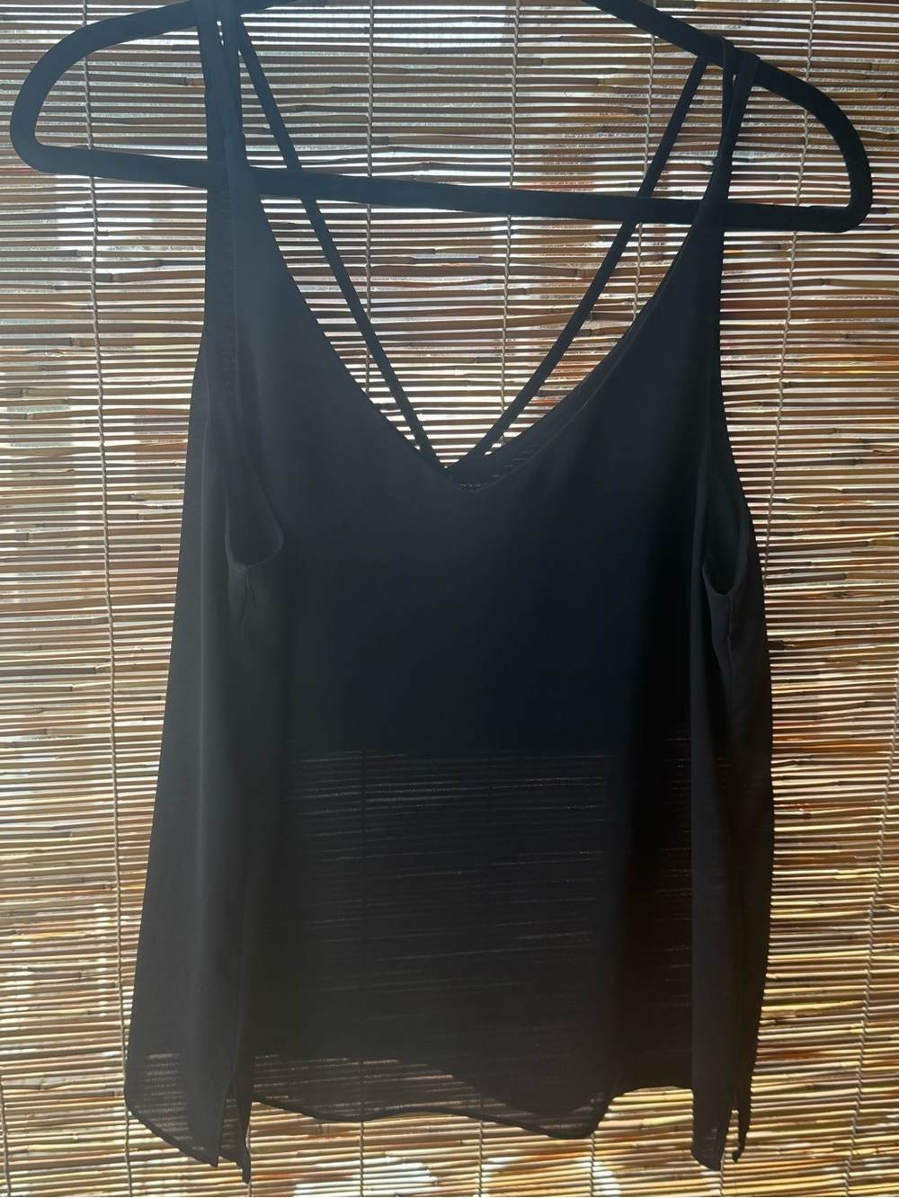 Topshop Black V-Neck Strappy Camisole